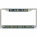 USNS Private John R. Towle T-AK-240 License Plate Frame