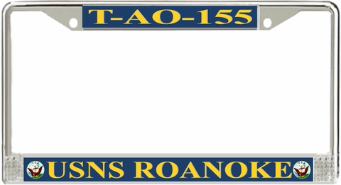 USNS Roanoke T-AO-155 License Plate Frame
