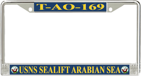 USNS Sealift Arabian Sea T-AO-169 License Plate Frame
