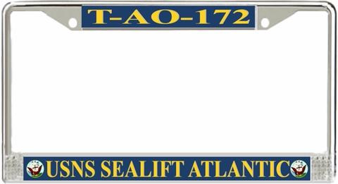 USNS Sealift Atlantic T-AO-172 License Plate Frame