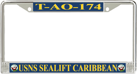 USNS Sealift Caribbean T-AO-174 License Plate Frame