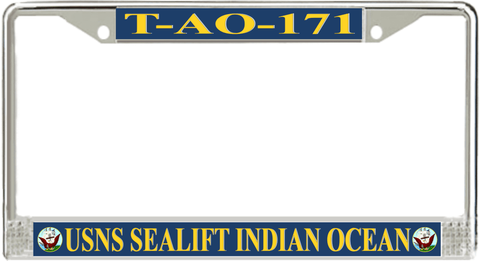 USNS Sealift Indian Ocean T-AO-171 License Plate Frame