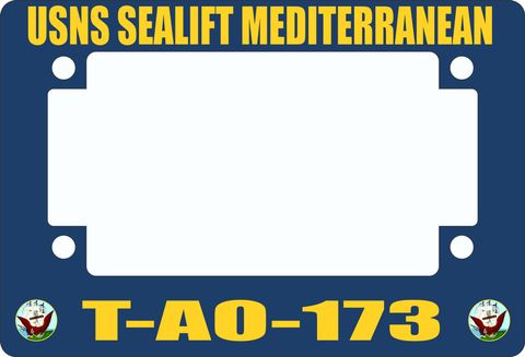 USNS Sealift Mediterranean T-AO-173 Motorcycle Frame