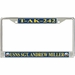 USNS Sgt. Andrew Miller T-AK-242 License Plate Frame