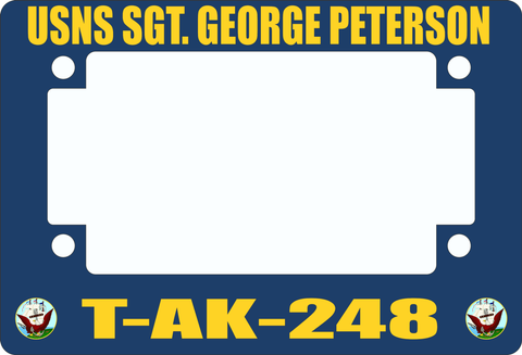 USNS Sgt. George Peterson T-AK-248 Motorcycle Frame