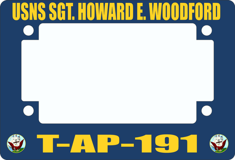 USNS Sgt. Howard E. Woodford T-AP-191 Motorcycle Frame