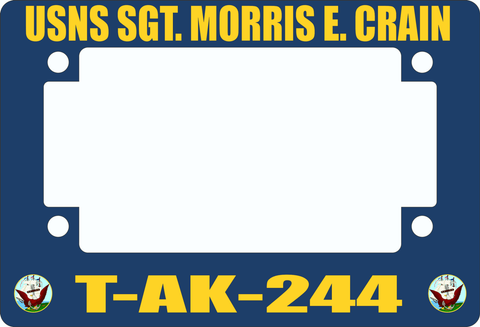 USNS Sgt. Morris E. Crain T-AK-244 Motorcycle Frame