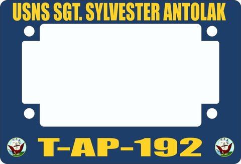 USNS Sgt. Sylvester Antolak T-AP-192 Motorcycle Frame