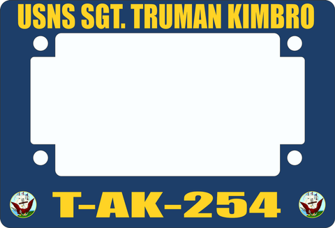USNS Sgt. Truman Kimbro T-AK-254 Motorcycle Frame