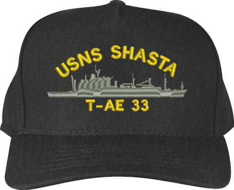 USNS Shasta T-AE-33 Ships Custom Embroidered Caps