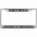 USNS Short Splice T-AK-249 License Plate Frame