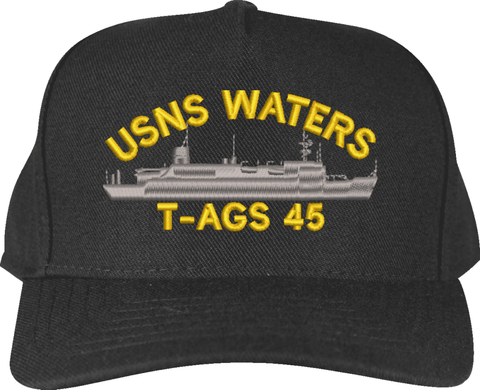 USNS Waters T-AGS 45 Ship Custom Embroidered Cap