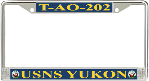 USNS Yukon T-AO-202 License Plate Frame