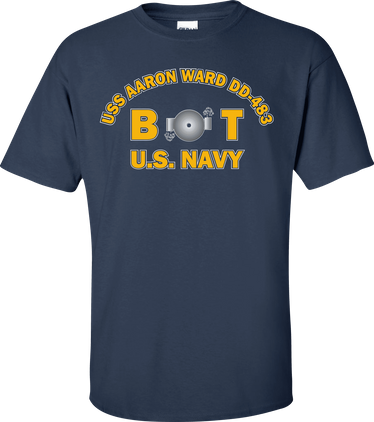 USS AARON WARD DD-483 Rate BT Boiler Technician T-Shirt
