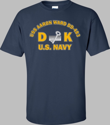 USS AARON WARD DD-483 Rate DK Disbursing Clerk T-Shirt
