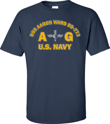 USS AARON WARD DD-773 Rate AG Aerographers Mate T-Shirt