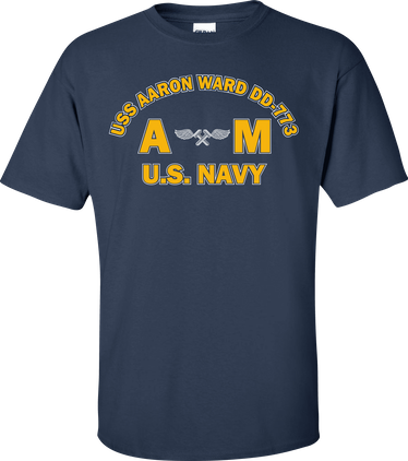 USS AARON WARD DD-773 Rate AM Aviation Structural Mechanic T-Shirt