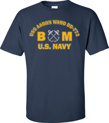USS AARON WARD DD-773 Rate BM Boatswains Mate T-Shirt