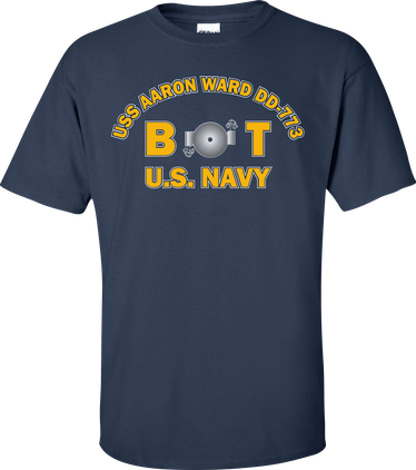 USS AARON WARD DD-773 Rate BT Boiler Technician T-Shirt
