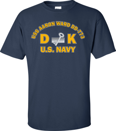 USS AARON WARD DD-773 Rate DK Disbursing Clerk T-Shirt