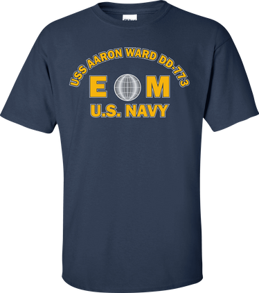 USS AARON WARD DD-773 Rate EM Electricians Mate T-Shirt