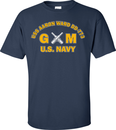 USS AARON WARD DD-773 Rate GM Gunners Mate T-Shirt