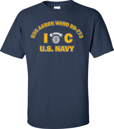 USS AARON WARD DD-773 Rate IC Interior Communications Electrician T-Shirt