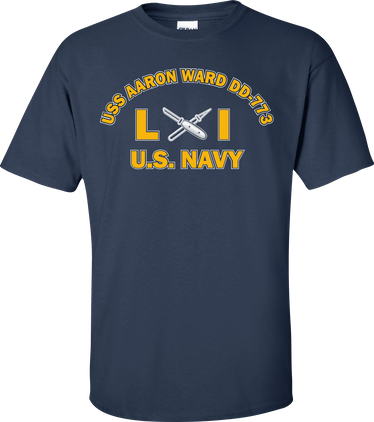 USS AARON WARD DD-773 Rate LI Lithographer T-Shirt