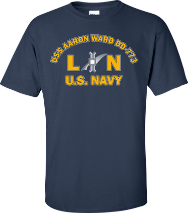 USS AARON WARD DD-773 Rate LN Legalman T-Shirt