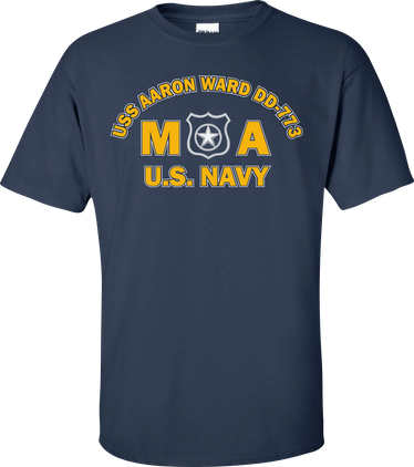 USS AARON WARD DD-773 Rate MA Master At Arms T-Shirt