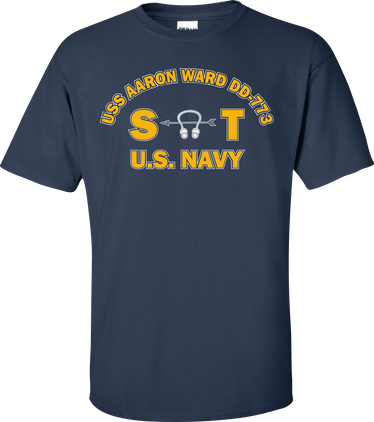 USS AARON WARD DD-773 Rate ST Sonar Technician T-Shirt