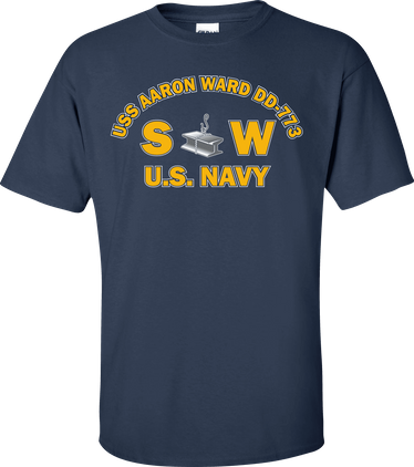 USS AARON WARD DD-773 Rate SW Steelworker T-Shirt