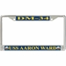 USS Aaron Ward DM-34 License Plate Frame
