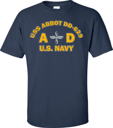 USS ABBOT DD-629 Rate AD Aviation Machinist Mate T-Shirt