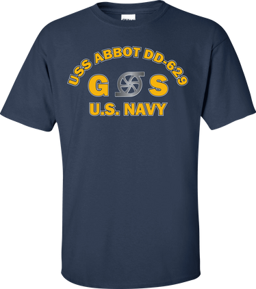 USS ABBOT DD-629 Rate GS Gas Turbine System Technician T-Shirt