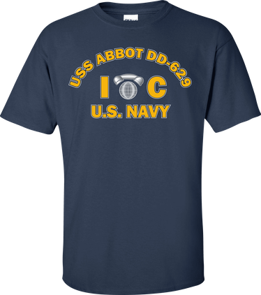 USS ABBOT DD-629 Rate IC Interior Communications Electrician T-Shirt