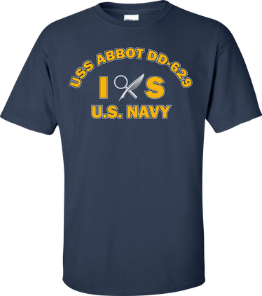 USS ABBOT DD-629 Rate IS Intelligence Specialist T-Shirt