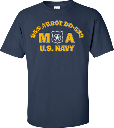 USS ABBOT DD-629 Rate MA Master At Arms T-Shirt