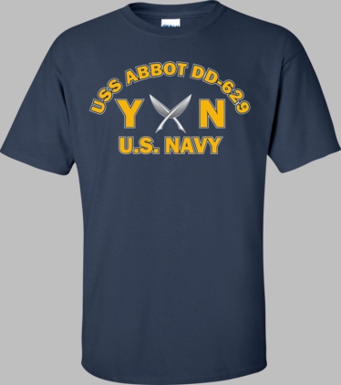 USS ABBOT DD-629 Rate YN Yeoman T-Shirt