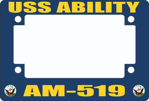 USS Ability AM-519 Motorcycle Frame