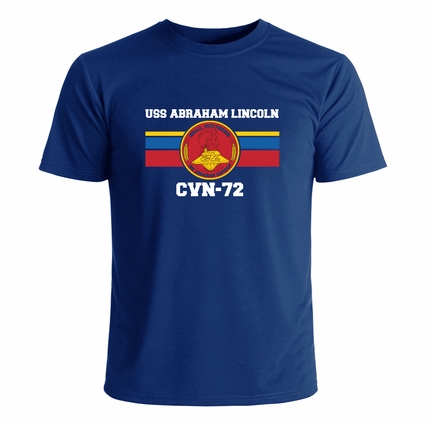 USS Abraham Lincoln CVN-72 Crest T-Shirt
