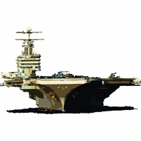 USS Abraham Lincoln CVN-72 Merchandise Thumbnail Illustration