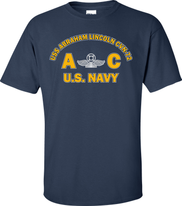 USS ABRAHAM LINCOLN CVN-72 Rate AC Air Traffic Controller T-Shirt