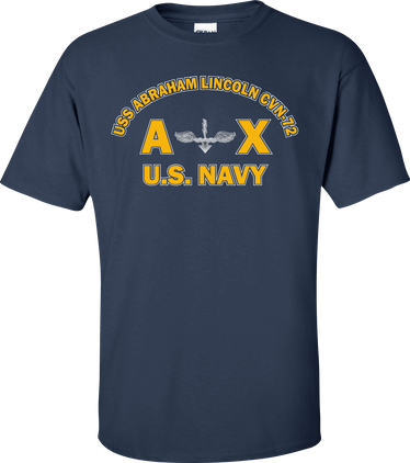 USS ABRAHAM LINCOLN CVN-72 Rate AX Antisubmarine Warfare Technician T-Shirt