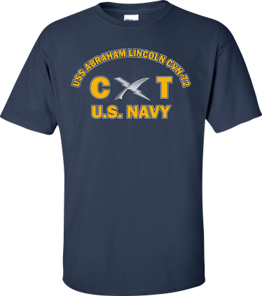 USS ABRAHAM LINCOLN CVN-72 Rate CT Cryptologic Technician T-Shirt