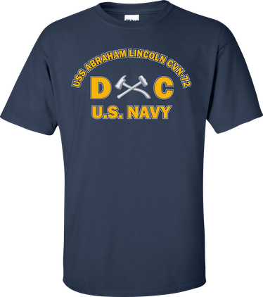 USS ABRAHAM LINCOLN CVN-72 Rate DC Damage Controlman T-Shirt