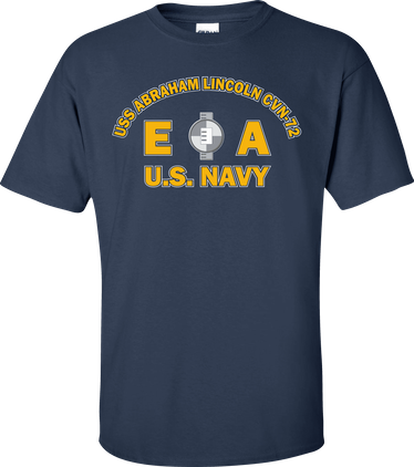 USS ABRAHAM LINCOLN CVN-72 Rate EA Engineering Aide T-Shirt