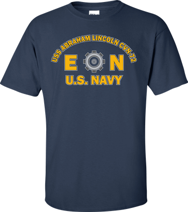 USS ABRAHAM LINCOLN CVN-72 Rate EN Engineman T-Shirt