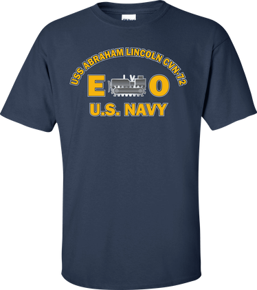 USS ABRAHAM LINCOLN CVN-72 Rate EO Equipment Operator T-Shirt