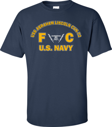USS ABRAHAM LINCOLN CVN-72 Rate FC Fire Controlman T-Shirt